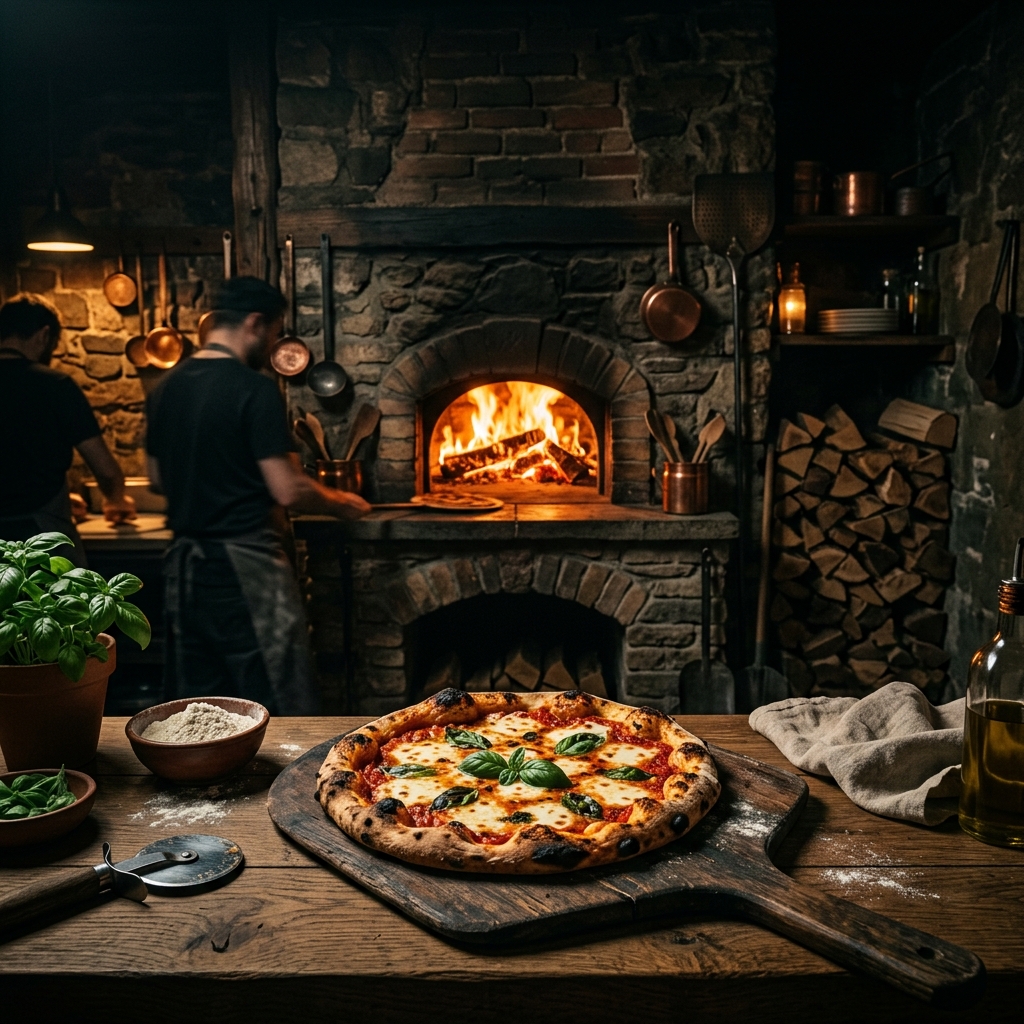 Pizza artesanal Cheiro Verde
